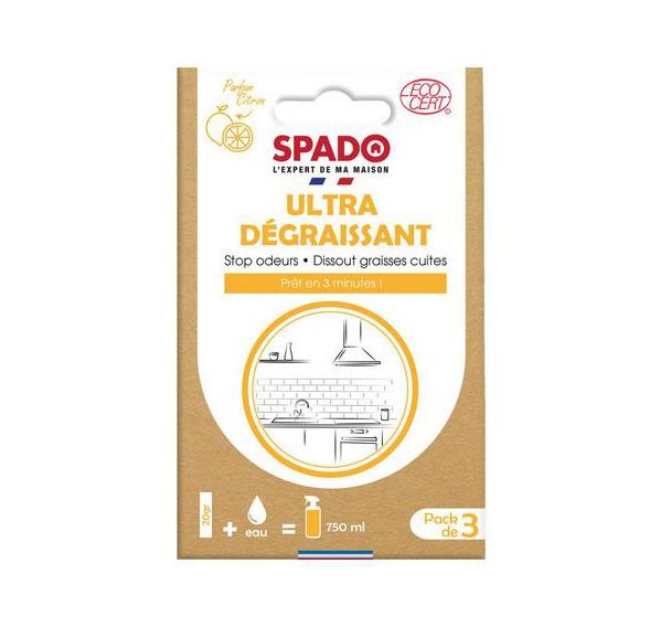 Dégraissant Ecocert - concentré à diluer - Spado