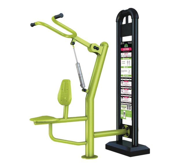 Delt press à piston pour parcours sportif Freetness