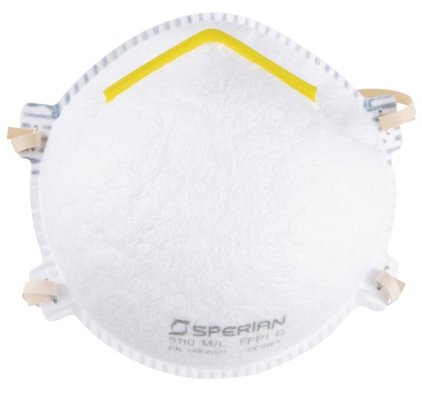 Demi-masque respiratoire coque à usage unique