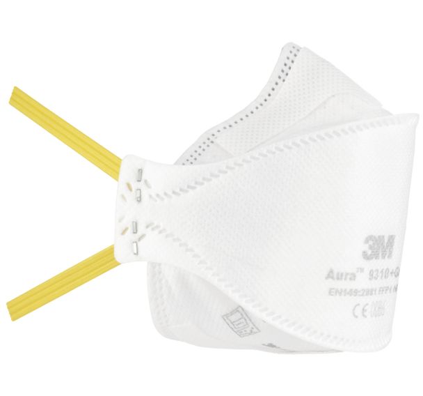 Demi-masque respiratoire pliable antipoussières Aura 9300