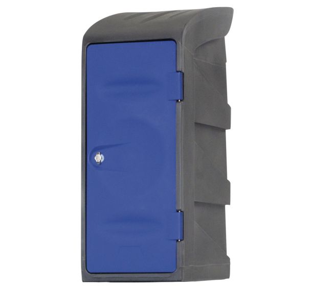 Demi-vestiaire polyéthylène sur socle avec coiffe EMP