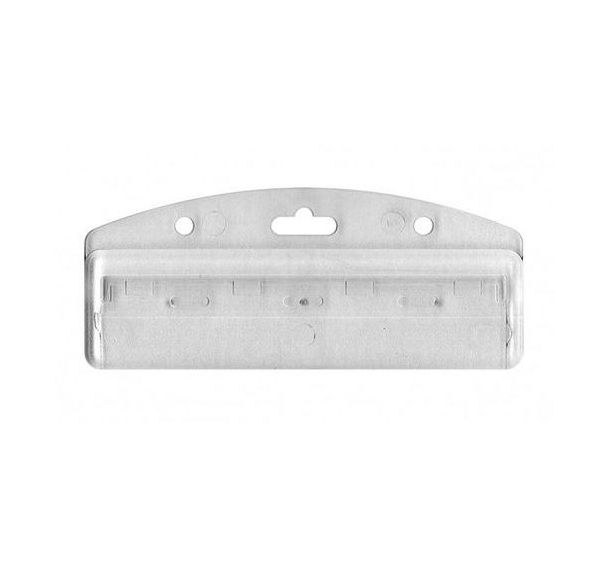 Demi porte-badge pour cartes avec piste magnétique