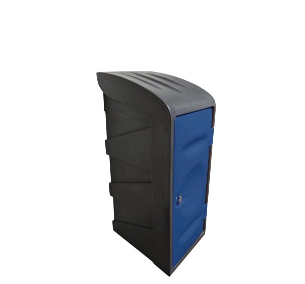 Demi vestiaire polyéthylène sur socle avec coiffe EMP