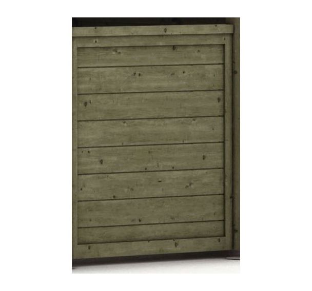 Demie paroi barre clin kiosque Mobextan