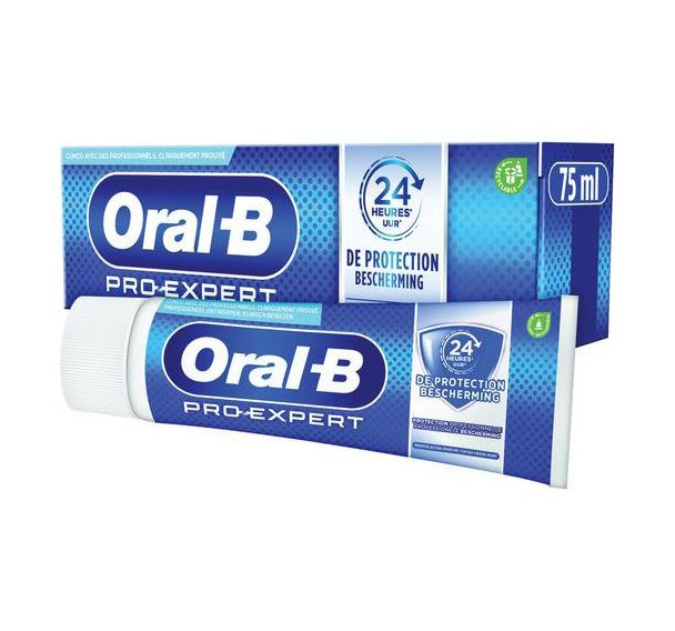 Dentifrice Pro Expert Menthe Extra Fraîche 75 mL - Oral B - Lot de 12