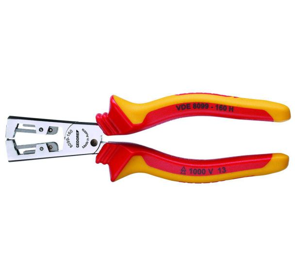 Dénudeur de fils VDE STRIP-FIX avec manchons isolants VDE 160 mm