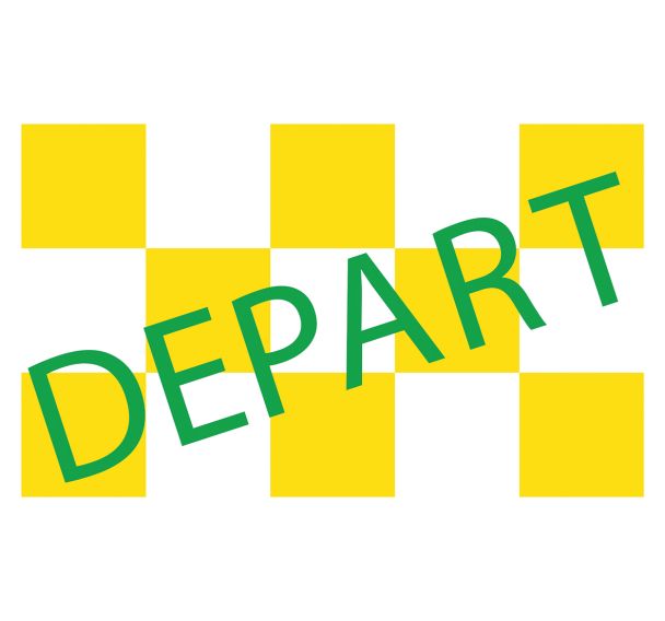 Départ en résine thermocollée