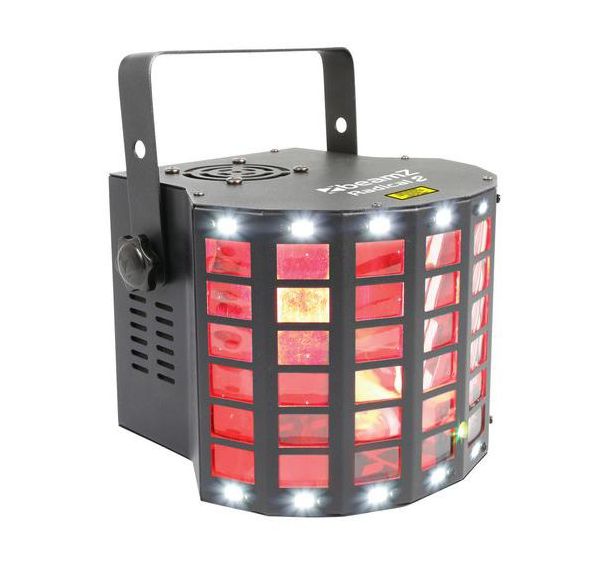 Derby LED avec laser RG et stroboscope Radical II