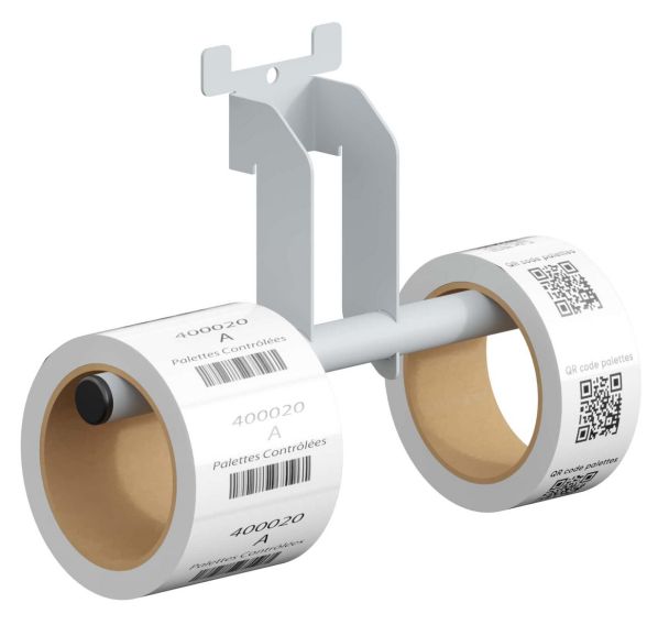 Dérouleur étiquettes double largeur 150mm