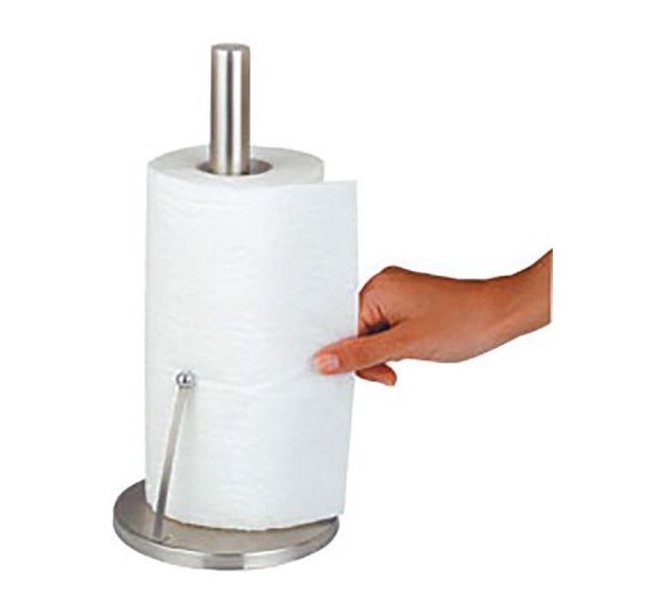 Dérouleur vertical pour papier essuie tout en inox