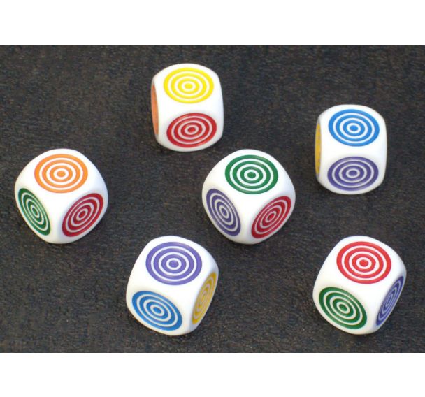 Dés en couleurs