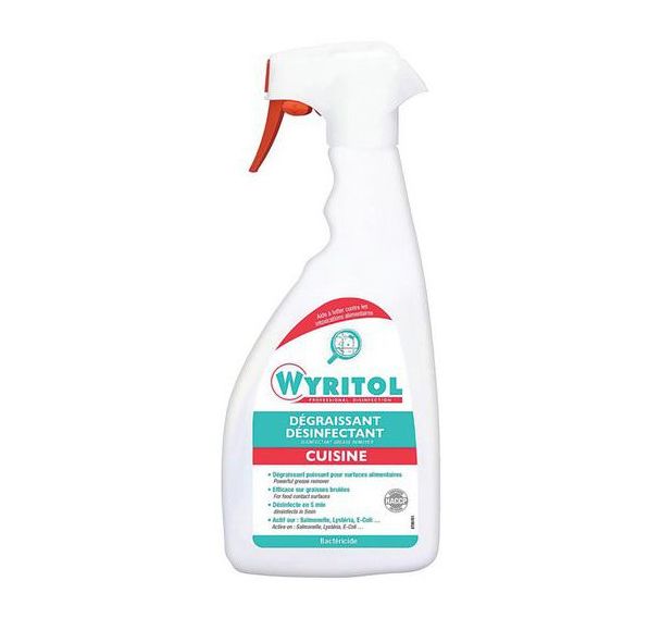Désinfectant dégraissant de surfaces alimentaires - Wyritol