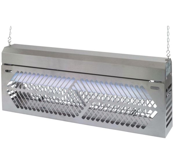 Désinsectiseur Industrie inox 80 W à tubes anti-éclats - JVD