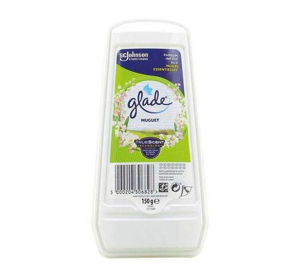 Désodorisant bloc gel longue durée parfum muguet