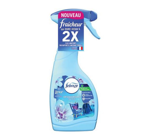Désodorisant textile Lenor Eveil printanier 500 mL- Febreze - Lot de 8
