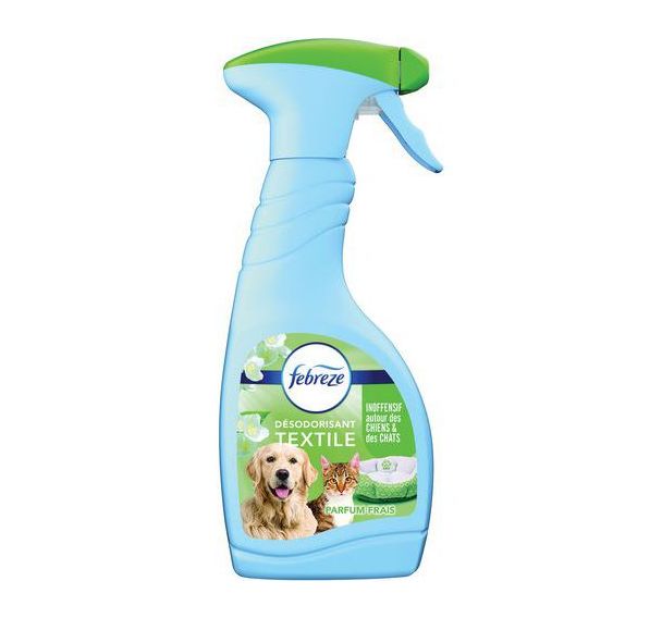 Désodorisant textile contre odeurs animaux 500 mL - Febreze - Lot de 8