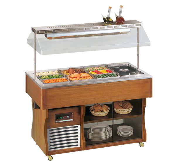 Desserte ISOLA maintien en température statique dans la cuve 6 GN 1/1