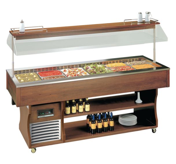 Desserte ISOLA positive statique 6 GN 1/1- ISOLA 6 M