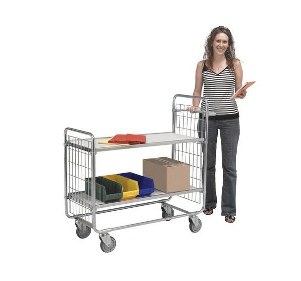 Desserte à plateaux bois - 2 plateaux - Force 200 kg