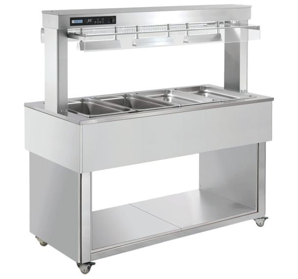Desserte bain-marie à eau TRADITION REDTR-RED+3B