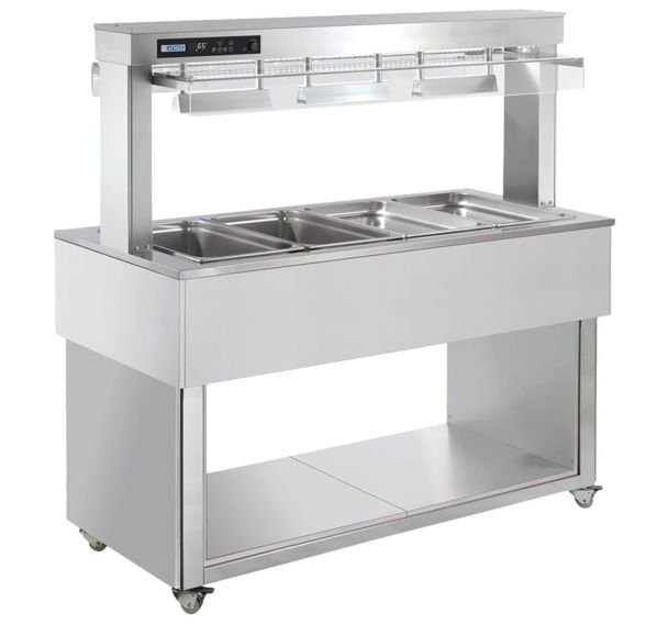 Desserte bain-marie à eau TRADITION REDTR-RED+6H