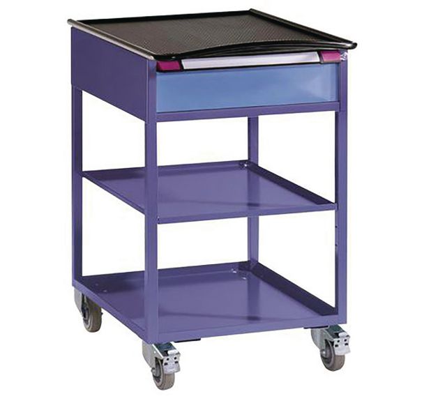 Desserte d'atelier mobile Thurmetall TM-Classic - 1 tiroir 2 tablettes