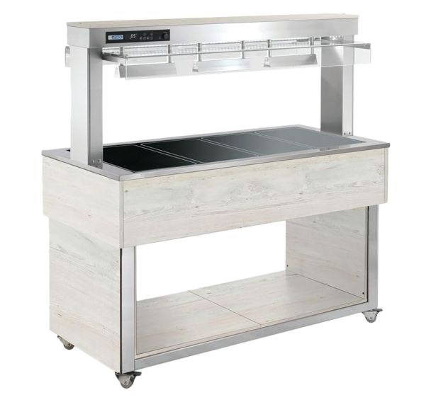 Desserte dessus chauffant TRADITION BROWNTR-BROWN+6B