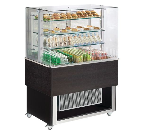 Desserte réfrigérée TRADITION PLATINIUM avec vitrineTR-PLAT+4B