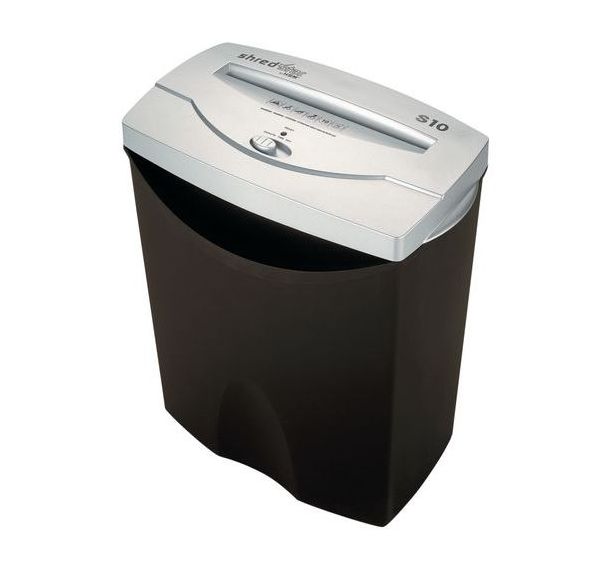 Destructeur de papier HSM S10 - Larg coupe:6,3 mm