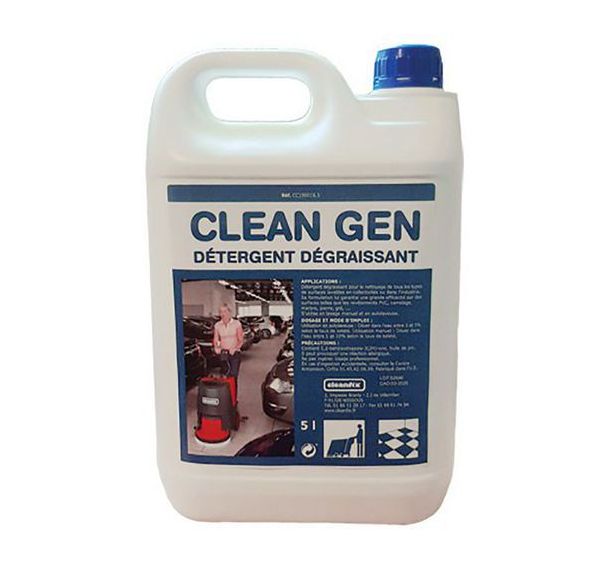 Lot de 3 détergent-dégraissants 5 L pour autolaveuses Cleanfix