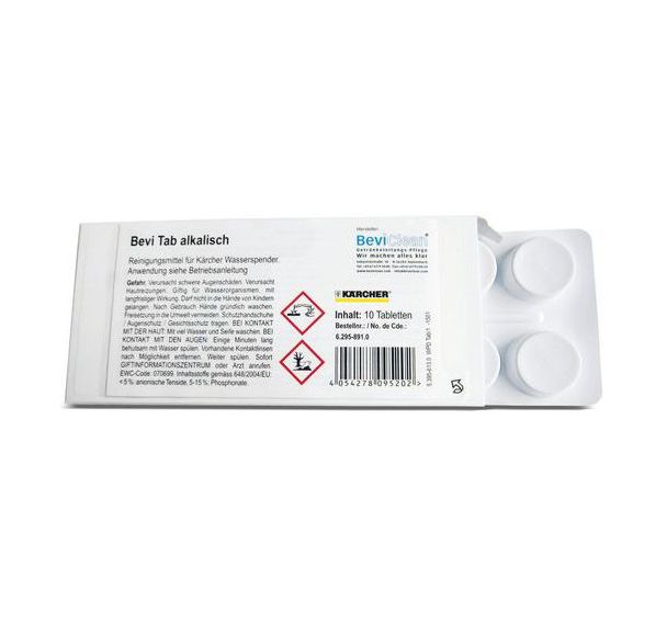 Détergent chimique pour un nettoyage hygiénique, 10 tab. - Karcher