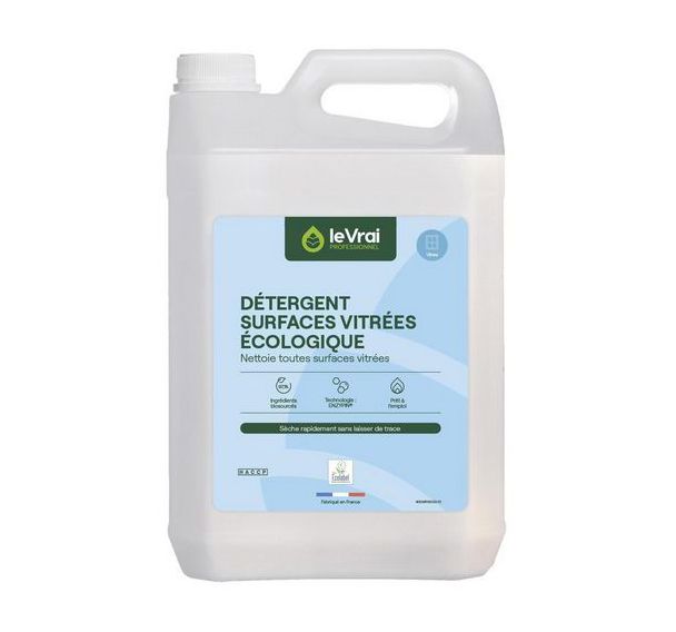 Détergent surfaces vitrées - 5L - Enzypin