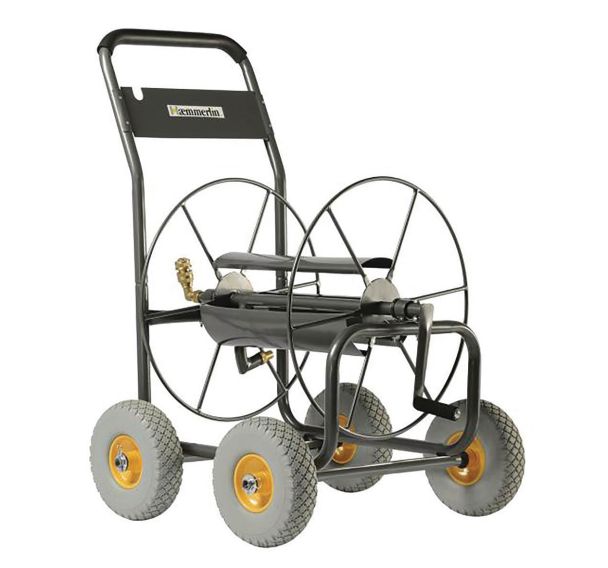 Dévidoir 4 roues 110 m pour utilisation intensive