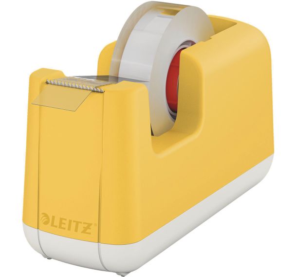 Dévidoir à ruban adhésif - jaune -Cosy - Leitz