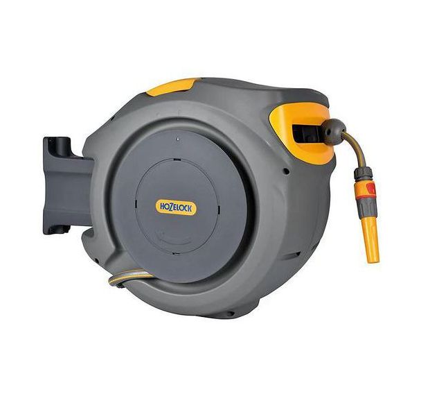 Dévidoir d'arrosage automatique AutoReel mural équipé - Hozelock