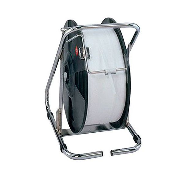 Dévidoir mobile pour feuillard plastique portatif