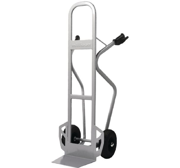 Diable acier - Roues pneumatiques - Bavette fixe - Force 350 kg