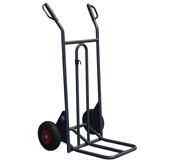 Diable acier - Roues pneumatiques - Force 350 kg