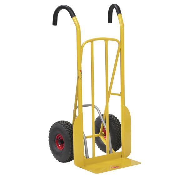 Diable acier Easytip® bavette fixe charge 250 kg - Roues pneumatiques