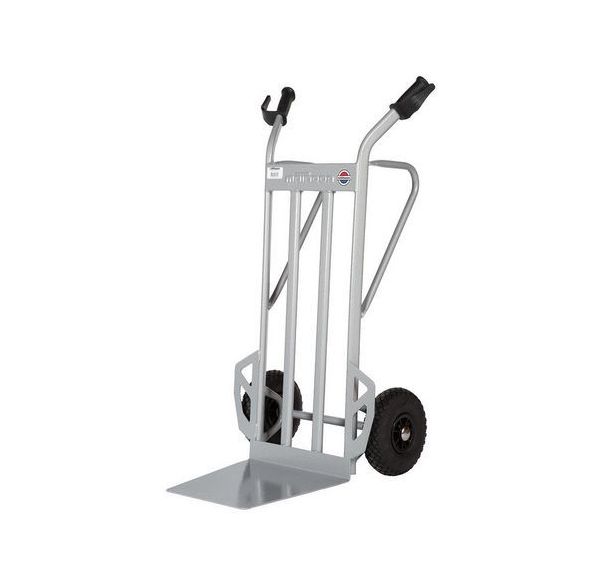 Diable acier Roues pneumatiques - Bavette fixe - Force 350 kg
