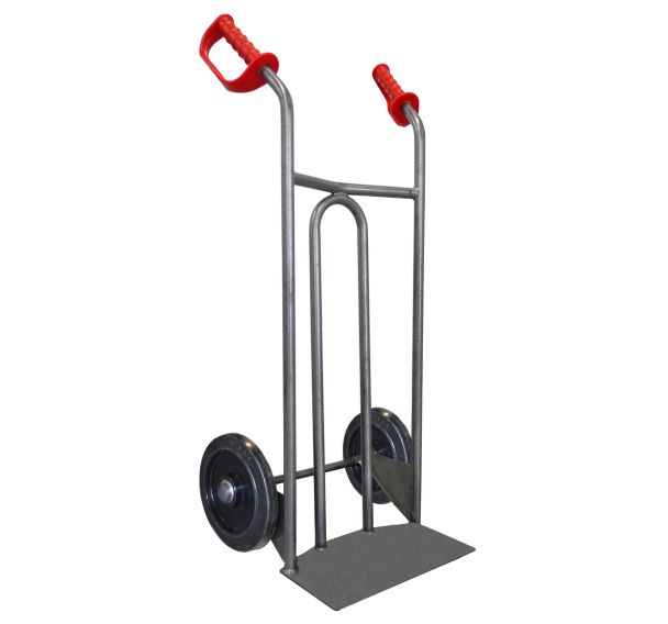 Diable acier avec tablier incurvé et poignées de garde 250 kg Stockman