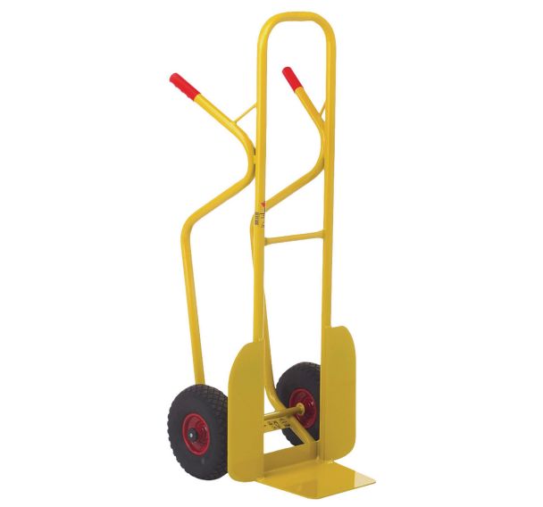 Diable acier bavette fixe - Roues pneumatiques - Force 225 kg