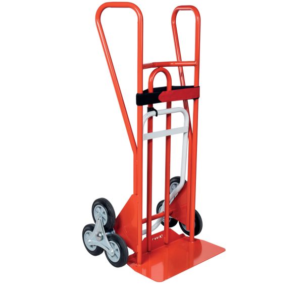 Diable acier escalier 3 roues en étoile 250kg