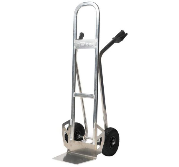 Diable alu - Roues pneumatiques - Capacité 350 kg