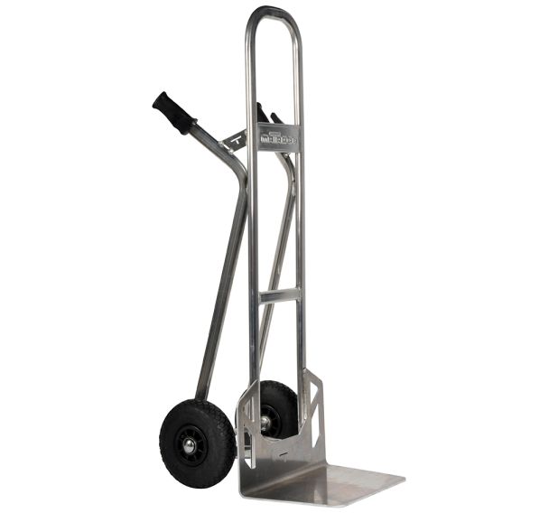 Diable aluminium - Roues pneumatiques - Capacité 350 Kg
