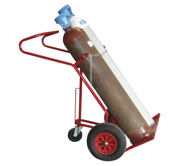 Diable chariot pte-bouteille F=250 kg Larg: 860 mm Cap:2 bouteilles