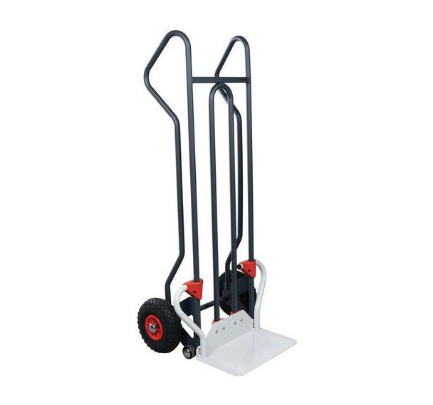 Diable dépalettiseur 250 kg roues pneumatiques