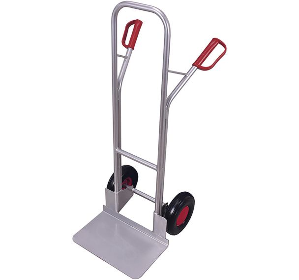 Diable en aluminium avec grande pelle