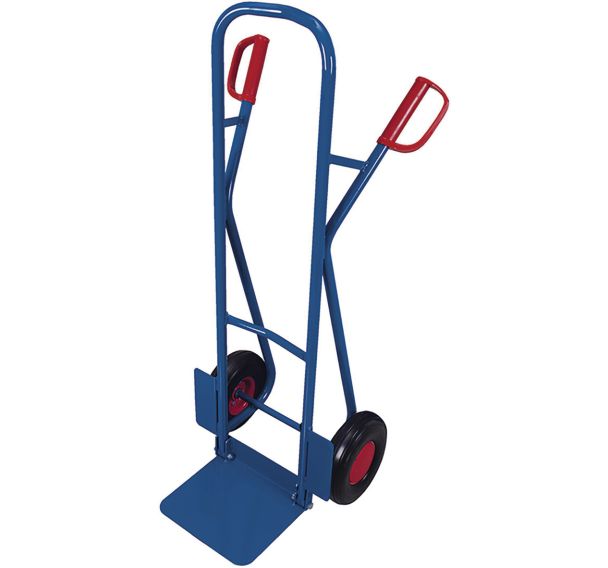 Diable en tube d'acier avec pelle repliable