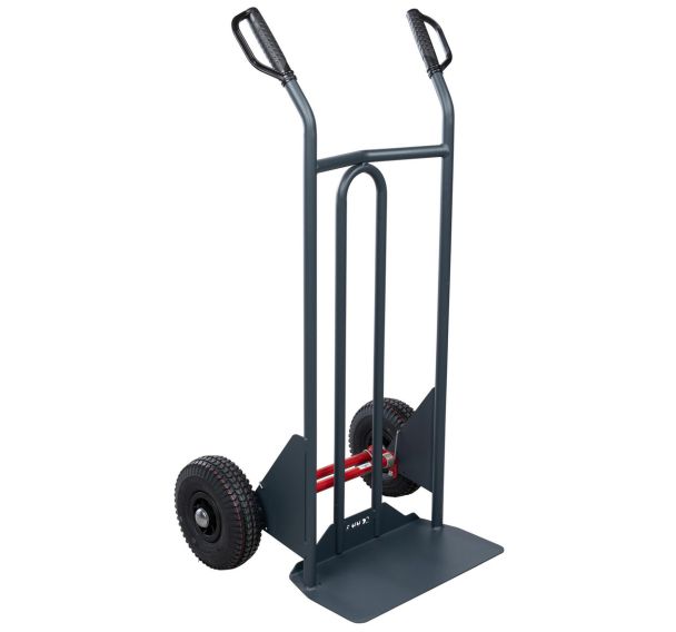 Diable ergonomique 350kg basculement assisté - Roue pneumatique